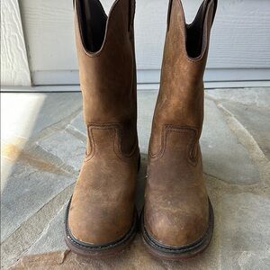 Brown Leather Cowboy Boots